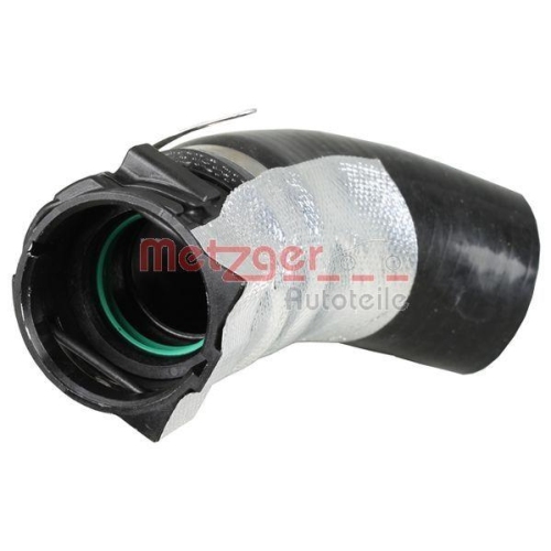 Ladeluftschlauch METZGER 2400539 f&uuml;r NISSAN RENAULT DACIA, Ladeluftk&uuml;hler, oben