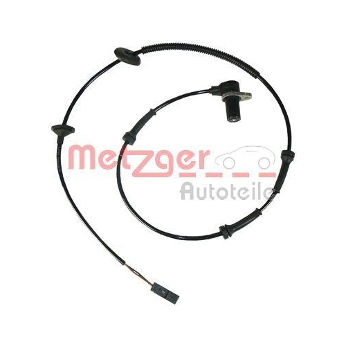 Sensor, Raddrehzahl METZGER 0900805 f&uuml;r VW IKA, Hinterachse, Hinterachse rechts