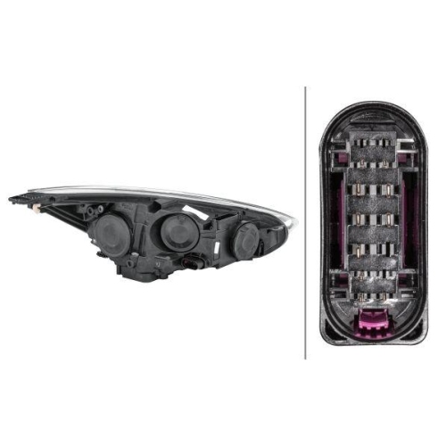 HELLA Hauptscheinwerfer 1EE 354 827-151 für FORD, links