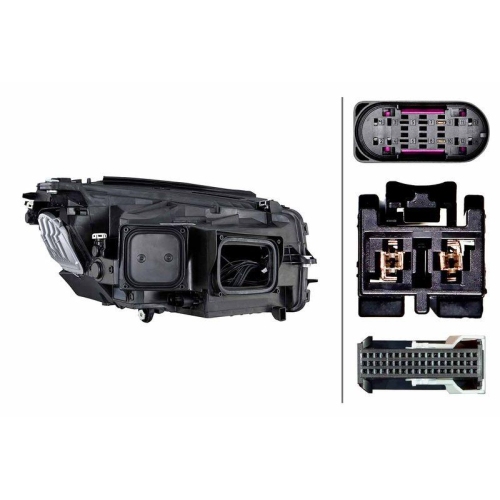 HELLA Hauptscheinwerfer 1EX 354 877-151 für MERCEDES-BENZ, links