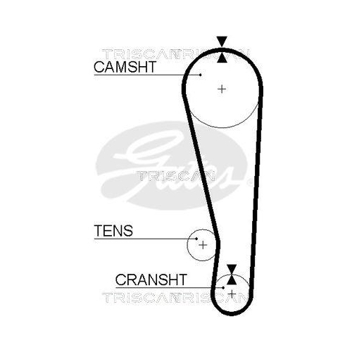 Zahnriemen TRISCAN 8645 5268 f&uuml;r SUZUKI DANA