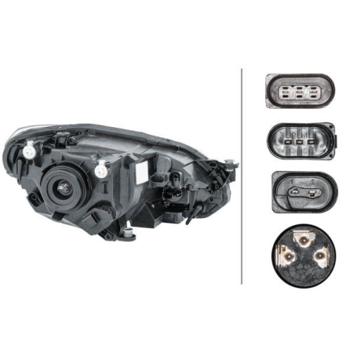 HELLA Hauptscheinwerfer 1EL 012 644-011 f&uuml;r VW, links