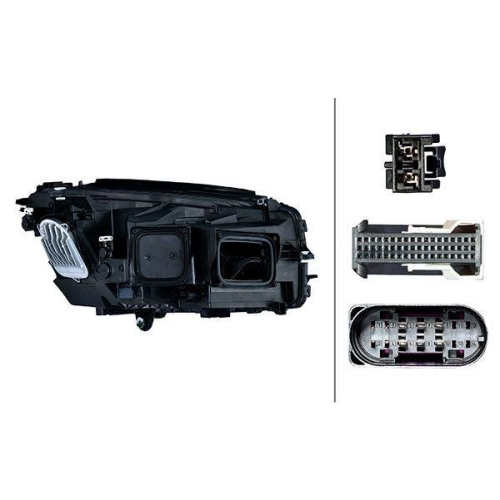 HELLA Hauptscheinwerfer 1EX 354 877-171 für MERCEDES-BENZ, links