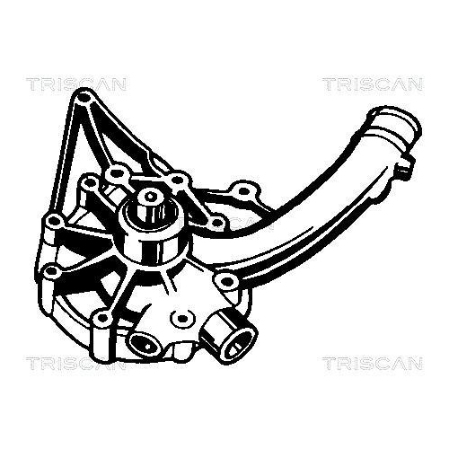 Wasserpumpe, Motork&uuml;hlung TRISCAN 8600 23034 f&uuml;r MERCEDES-BENZ