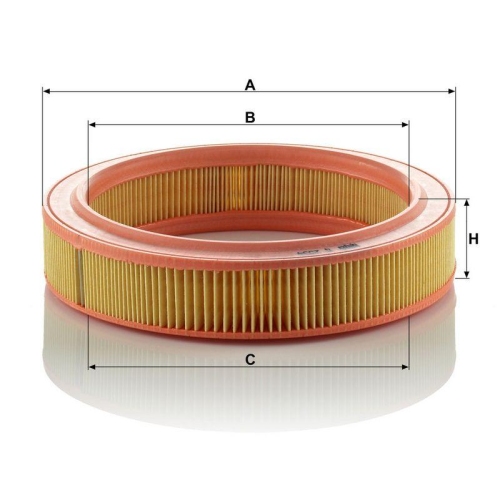 Luftfilter MANN-FILTER C 2534 f&uuml;r CITRO&Euml;N FORD GENERAL MOTORS