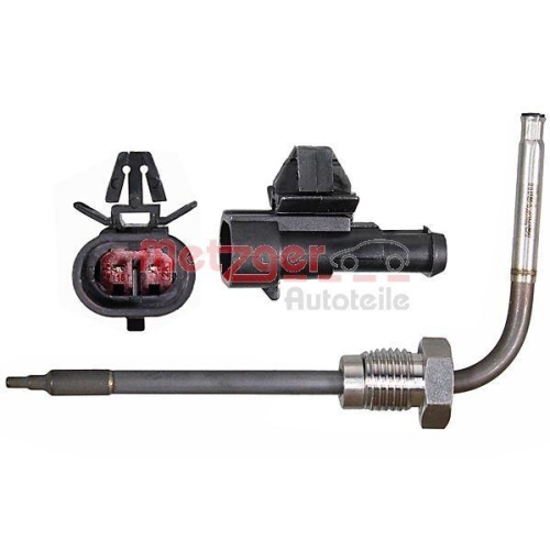 Sensor, Abgastemperatur METZGER 0894644 f&uuml;r VOLVO, Katalysator, oben