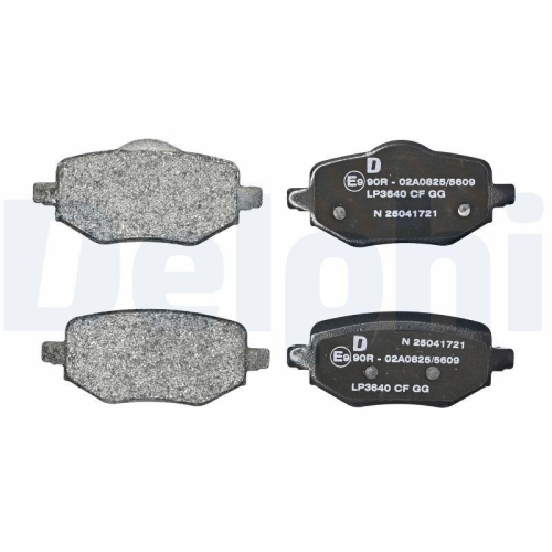 DELPHI LP3640 Bremsbelagsatz, Scheibenbremse f&uuml;r ALFA ROMEO CITRO&Euml;N FIAT LANCIA