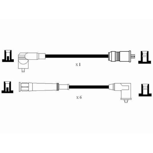 Z&uuml;ndleitungssatz NGK 0577 f&uuml;r BMW MINI, f&uuml;r Fahrzeuge mit Z&uuml;ndverteiler