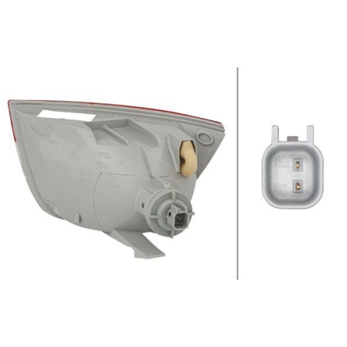 HELLA Heckleuchte 2ZR 354 069-011 für FORD, links