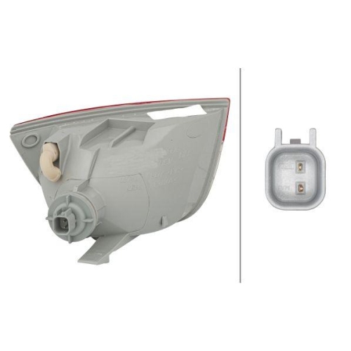 HELLA Heckleuchte 2ZR 354 069-021 für FORD, rechts