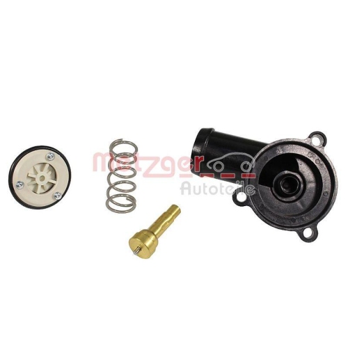 Thermostat, K&uuml;hlmittel METZGER 4006425 f&uuml;r SEAT SKODA VW, links, rechts