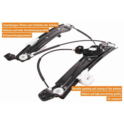 Fensterheber VAICO V20-8708 Green Mobility Parts für BMW, vorne rechts