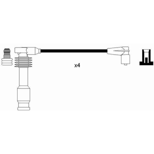 Z&uuml;ndleitungssatz NGK 8458 f&uuml;r OPEL