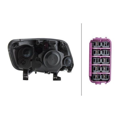 HELLA Hauptscheinwerfer 1EJ 009 696-711 für FORD, links