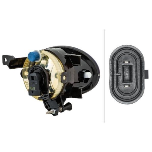 HELLA Nebelscheinwerfer 1N0 009 954-411 für VW, links