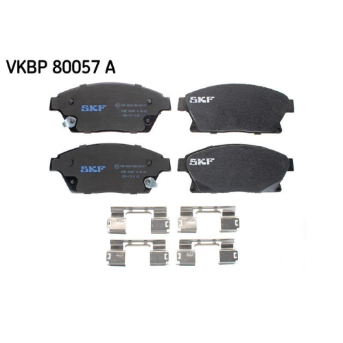 Bremsbelagsatz, Scheibenbremse SKF VKBP 80057 A f&uuml;r OPEL VAUXHALL CHEVROLET