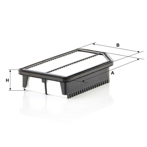 Luftfilter MANN-FILTER C 26 033 f&uuml;r KIA