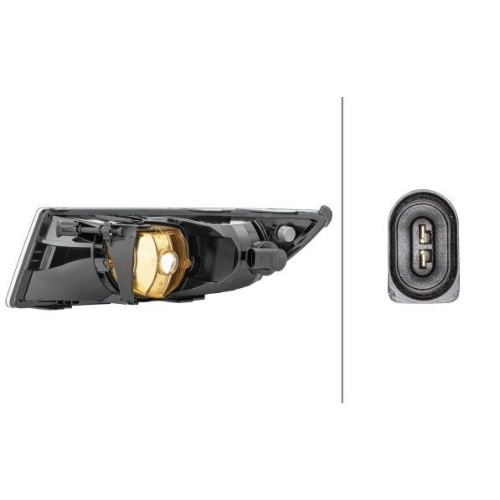HELLA Nebelscheinwerfer 1NE 010 299-121 für SKODA VW, rechts
