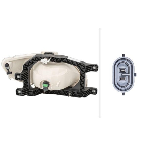 HELLA Nebelscheinwerfer 1ND 010 223-311 für DAF, links