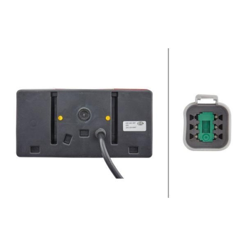 HELLA Heckleuchte 2VP 006 040-397 für DAF MACK CASE IH LIEBHERR AHLMANN MAFI