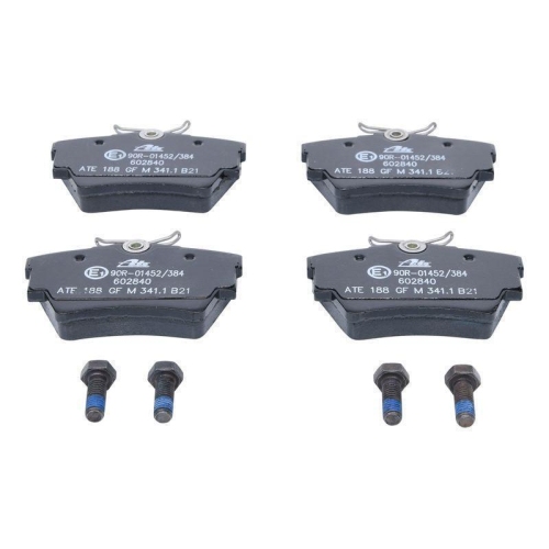 Bremsbelagsatz, Scheibenbremse ATE 13.0460-2840.2 f&uuml;r FIAT NISSAN OPEL RENAULT