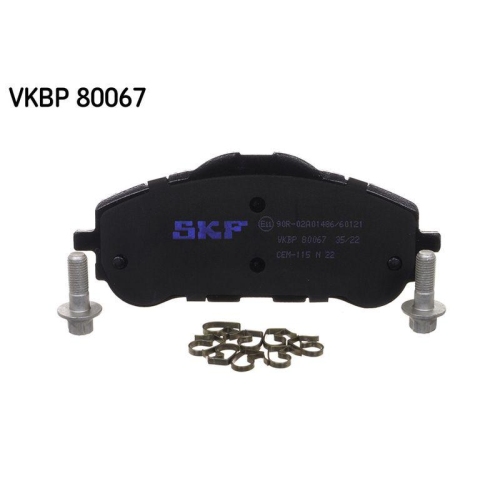 Bremsbelagsatz, Scheibenbremse SKF VKBP 80067 f&uuml;r CITRO&Euml;N OPEL PEUGEOT TOYOTA