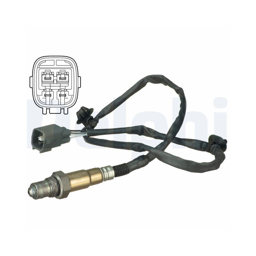 DELPHI ES20631-12B1 Lambdasonde f&uuml;r TOYOTA, nach Katalysator