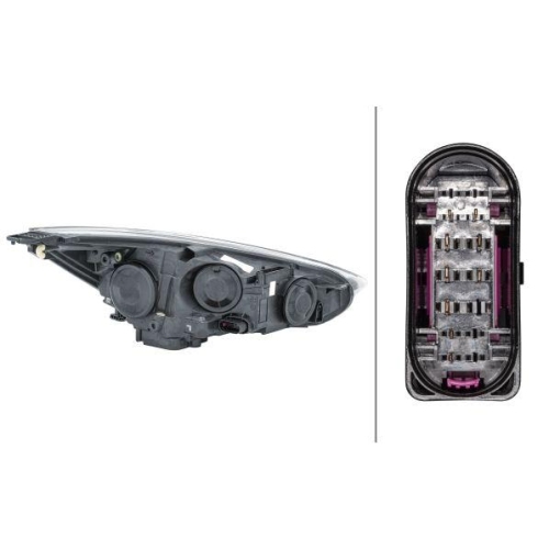 HELLA Hauptscheinwerfer 1LE 354 827-091 für FORD, links