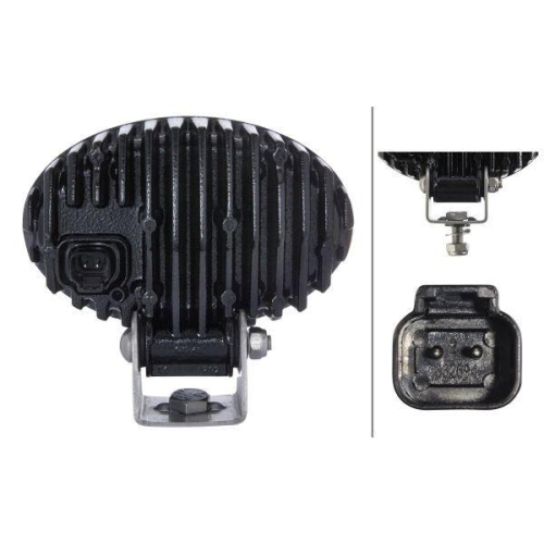 HELLA Arbeitsscheinwerfer 1GA 996 661-002 für AEBI BOMAG HOLDER LIEBHERR CLAAS