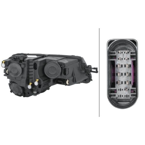 HELLA Hauptscheinwerfer 1LG 354 855-071 für SKODA, links