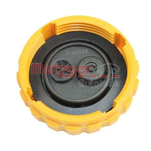Verschlussdeckel, K&uuml;hlmittelbeh&auml;lter METZGER 2140039 f&uuml;r BMW OPEL SAAB CHEVROLET