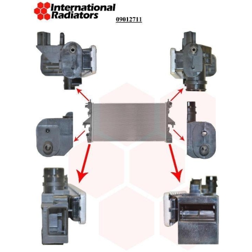K&uuml;hler, Motork&uuml;hlung VAN WEZEL 09012711 f&uuml;r CITRO&Euml;N FIAT PEUGEOT CITRO&Euml;N/PEUGEOT
