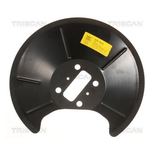 Spritzblech, Bremsscheibe TRISCAN 8125 16210 f&uuml;r FORD, Hinterachse links