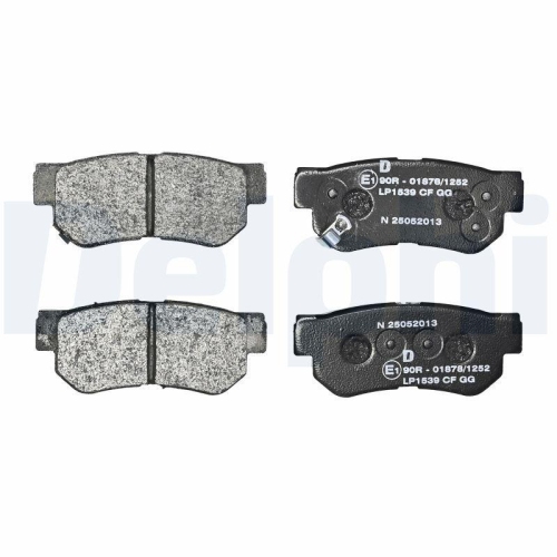 DELPHI LP1539 Bremsbelagsatz, Scheibenbremse f&uuml;r HYUNDAI KIA HYUNDAI (BEIJING)