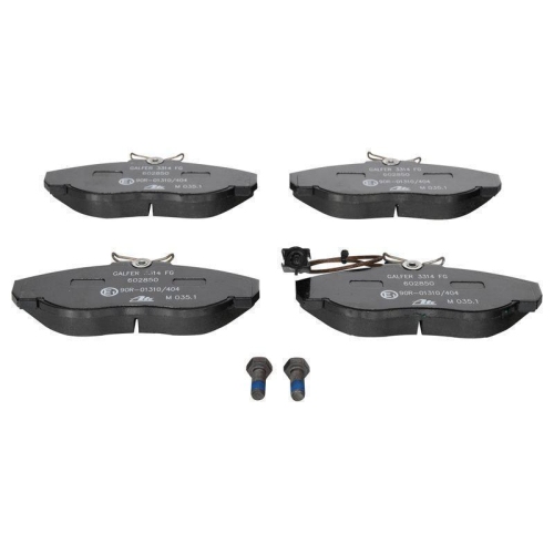 Bremsbelagsatz, Scheibenbremse ATE 13.0460-2850.2 f&uuml;r CITRO&Euml;N FIAT PEUGEOT