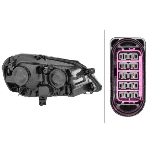 HELLA Hauptscheinwerfer 1EE 247 019-211 f&uuml;r VW, links