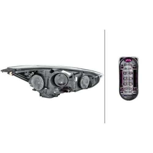 HELLA Hauptscheinwerfer 1LE 354 827-171 für FORD, links