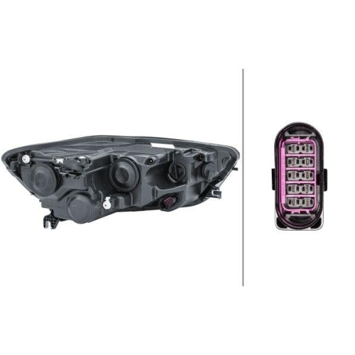 HELLA Hauptscheinwerfer 1LJ 011 149-031 für AUDI VW, links