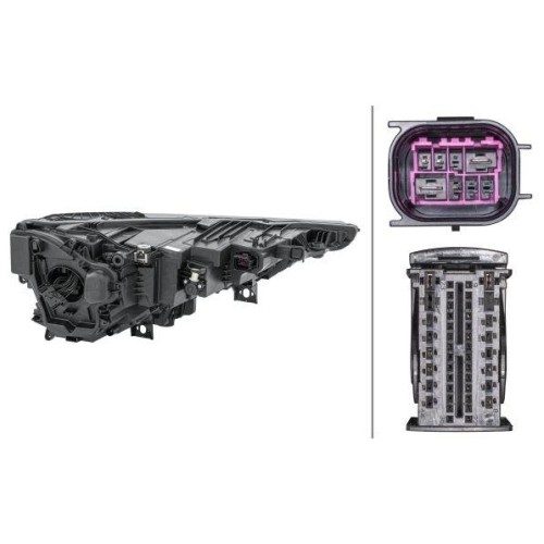 HELLA Hauptscheinwerfer 1LX 354 871-031 f&uuml;r AUDI, links