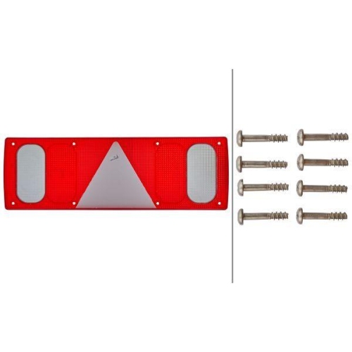HELLA Lichtscheibe, Heckleuchte 9EL 340 208-001 f&uuml;r DAF SCANIA KRONE REISCH