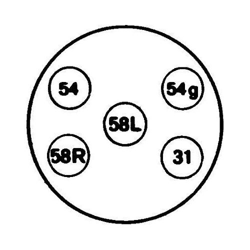 HELLA Steckdose 8JB 001 940-001 für CASE IH HOLDER O&K LIEBHERR DEMAG KÖGEL