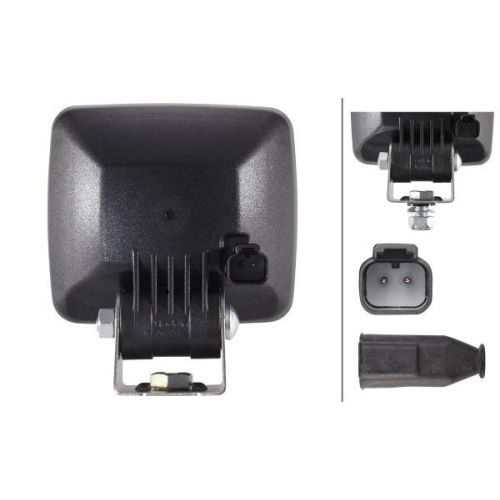 HELLA Arbeitsscheinwerfer 1GA 007 506-391 f&uuml;r LIEBHERR JOHN DEERE DEMAG JCB AGCO