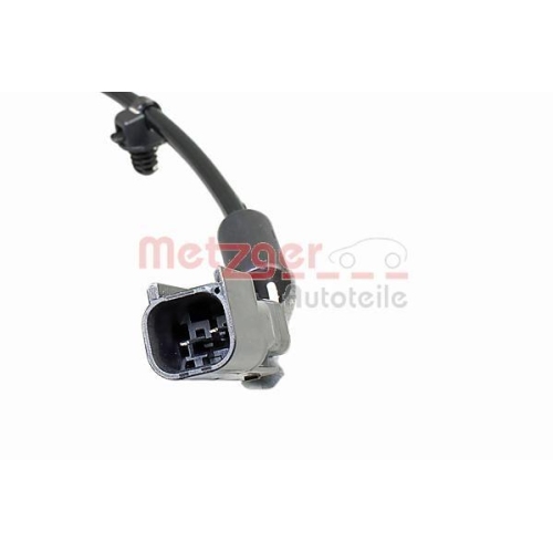 Sensor, Raddrehzahl METZGER 09001273 f&uuml;r MAZDA, Vorderachse