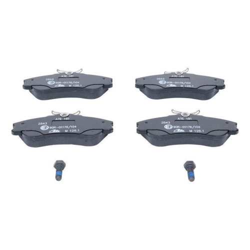 Bremsbelagsatz, Scheibenbremse ATE 13.0460-2862.2 f&uuml;r CITRO&Euml;N PEUGEOT