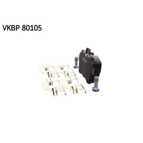 Bremsbelagsatz, Scheibenbremse SKF VKBP 80105 f&uuml;r MERCEDES-BENZ, Vorderachse