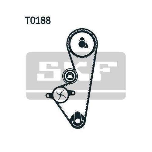 Zahnriemensatz SKF VKMA 03253 f&uuml;r CITRO&Euml;N FIAT PEUGEOT