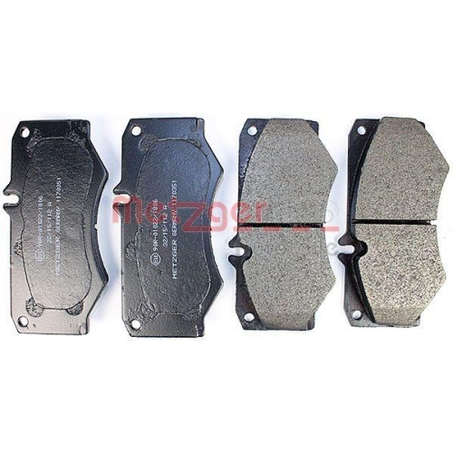 Bremsbelagsatz, Scheibenbremse METZGER 1170351 f&uuml;r MERCEDES-BENZ VAG