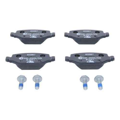 Bremsbelagsatz, Scheibenbremse ATE 13.0460-2867.2 f&uuml;r FIAT, Hinterachse