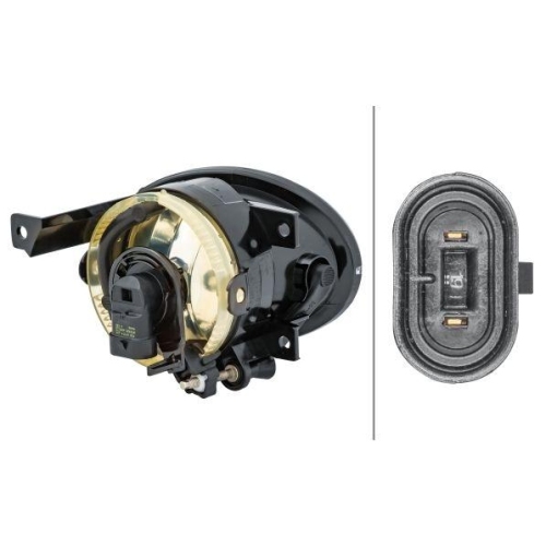 HELLA Nebelscheinwerfer 1N0 010 151-011 für VW, links