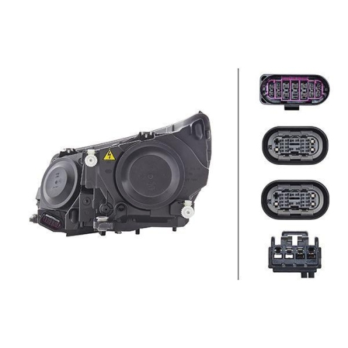 HELLA Hauptscheinwerfer 1ZT 010 748-101 für VW VW (SVW), rechts